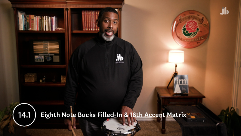(Ch. 14.1)-Eighth Note Bucks Filled-In & 16th Accent Matrix